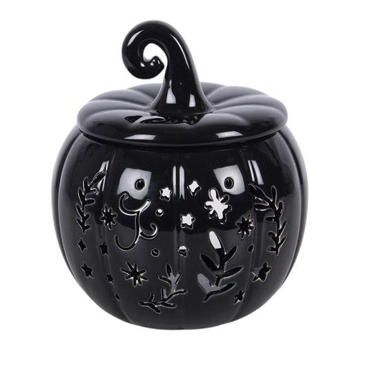Pumpkin Novelty Wax Melt Burner – Black - Ettovi Candle Company