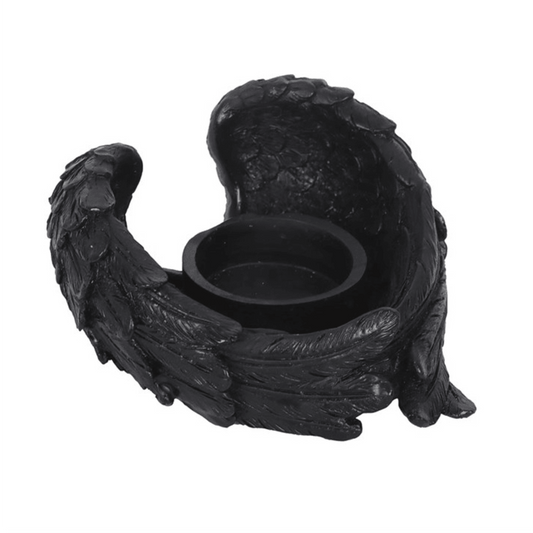Raven Wings Resin Tealight Holder - Ettovi Candle Company