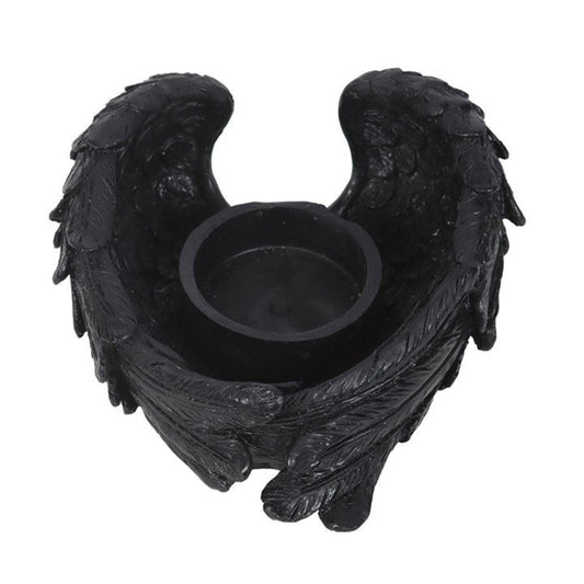 Raven Wings Resin Tealight Holder - Ettovi Candle Company
