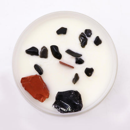 Root Chakra Crystal Candle - Ettovi Candle Company