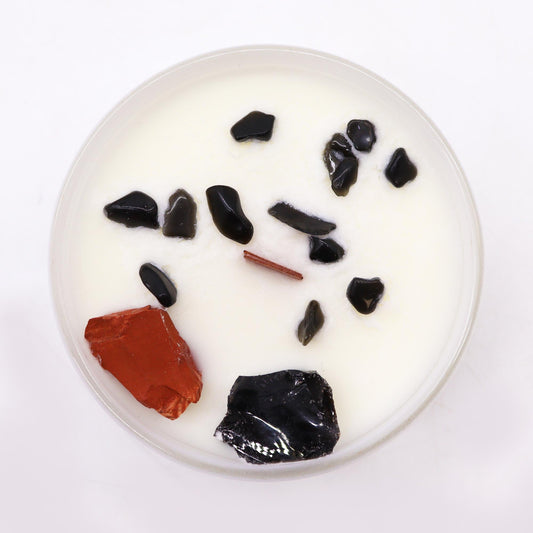Root Chakra Crystal Candle - Ettovi Candle Company