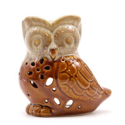 Rustic Owl Side-On Wax Melt Burner - Ettovi Candle Company