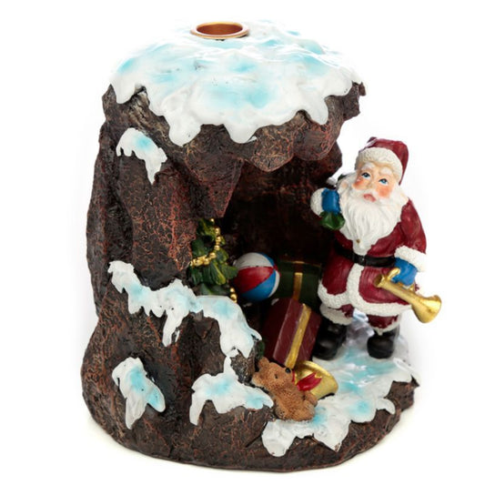 Santa's Grotto Backflow Incense Burner – Christmas Décor - Ettovi Candle Company