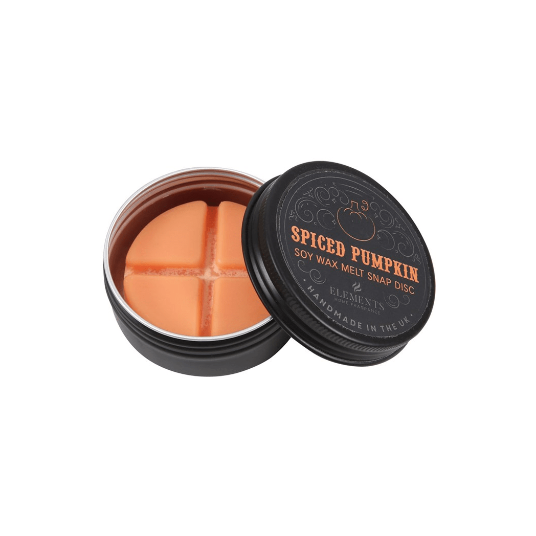 Spiced Pumpkin Snap Disc Tin Wax Melt - Ettovi Candle Company