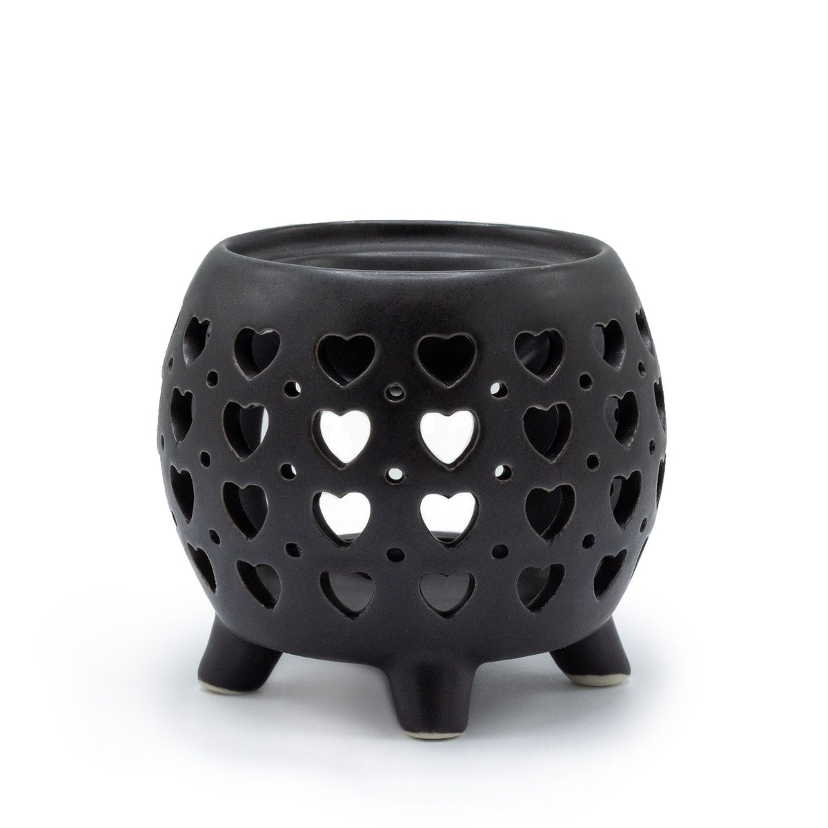Squat Pot Hearts Novelty Wax Melt Burner - Ettovi Candle Company