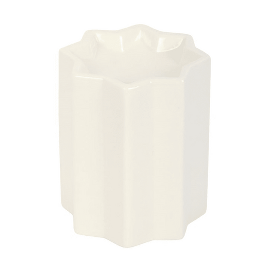 Star Wax Melt Burner – White - Ettovi Candle Company