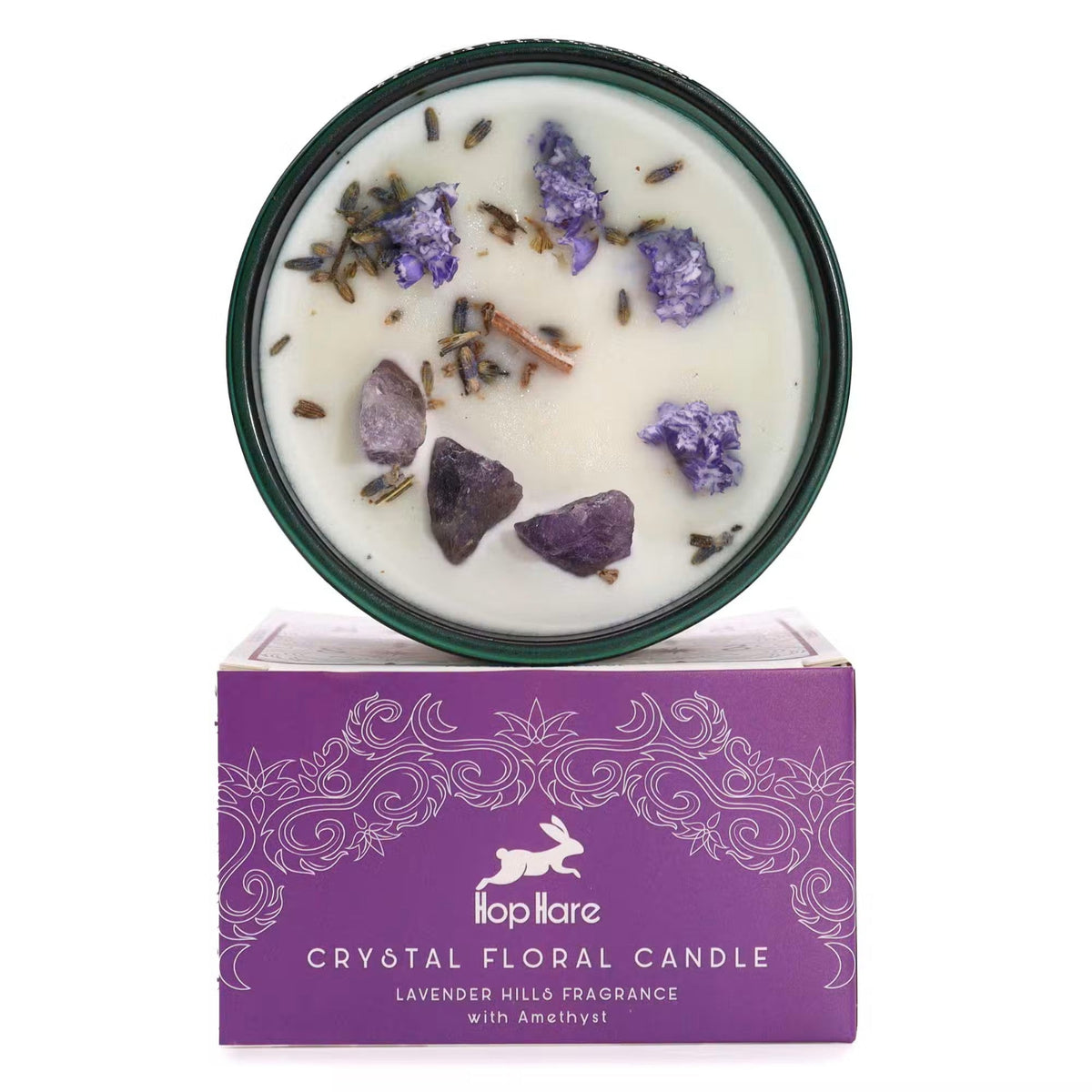 The Moon Tarot Hop Hare Candle - Ettovi Candle Company