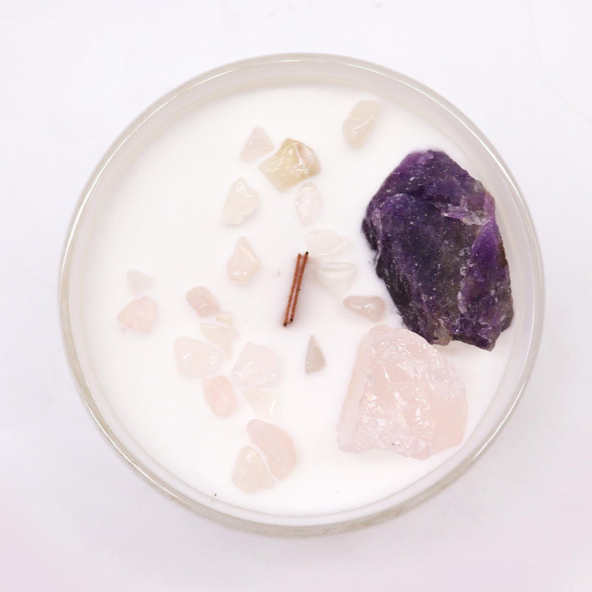 Third Eye Chakra Crystal Candle - Ettovi Candle Company