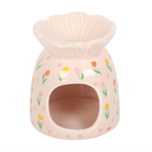 Tulip Print Wax Melt Burner - Ettovi Candle Company