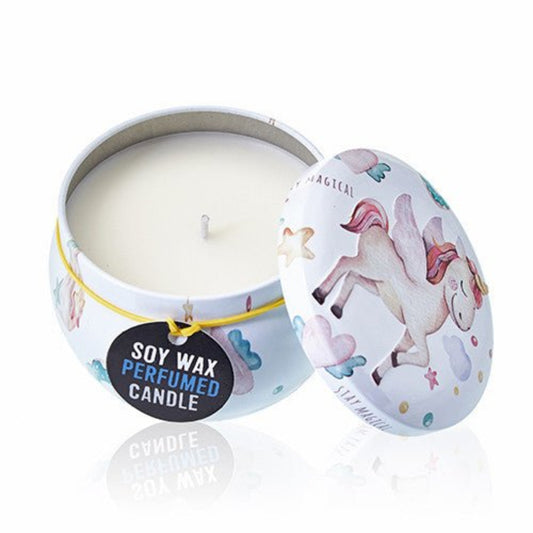 Unicorns Art Tin Candle – Three Tin Designs - Ettovi Candle Company