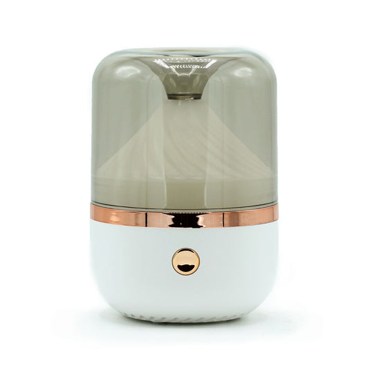 Urban Ultrasonic Aroma Diffuser & Humidifier – White & Bronze - Ettovi Candle Company