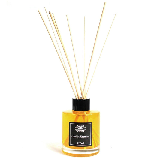 Vanilla Plantation Scented Reed Diffuser – 120ml - Ettovi Candle Company