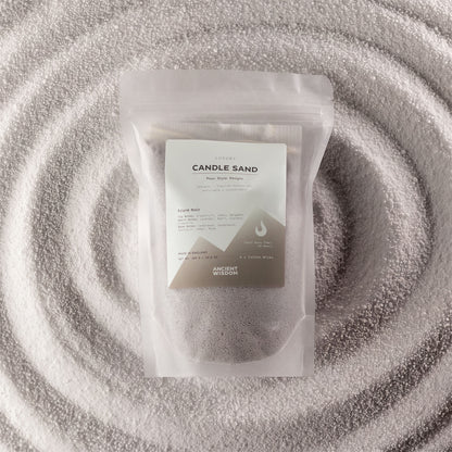Warm Grey Candle Sand Azure Noir - Ettovi Candle Company