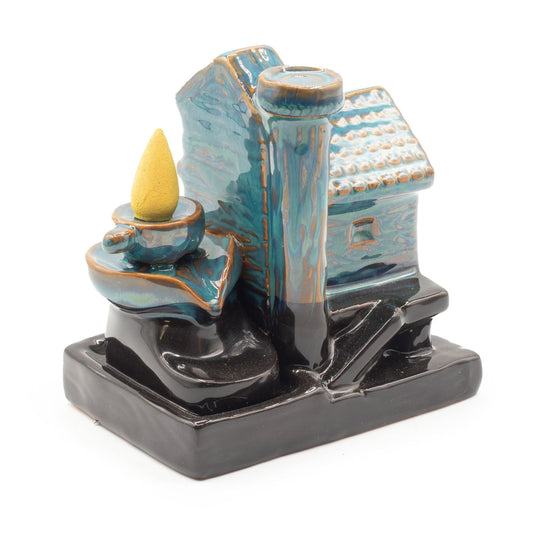 Watermill House Backflow Incense Burner – Countryside Décor - Ettovi Candle Company