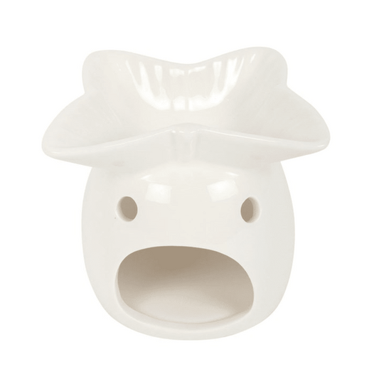 White Butterfly Wax Melt Burner - Ettovi Candle Company