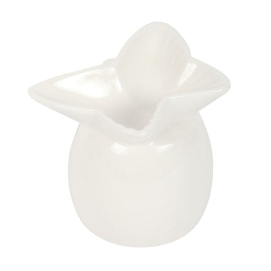 White Butterfly Wax Melt Burner - Ettovi Candle Company